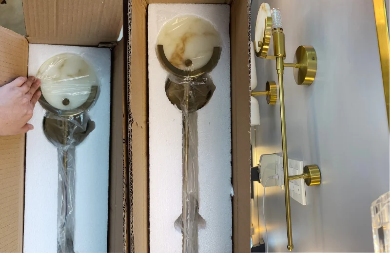 Ảnh cận Đèn Tường Thiết Kế VK101