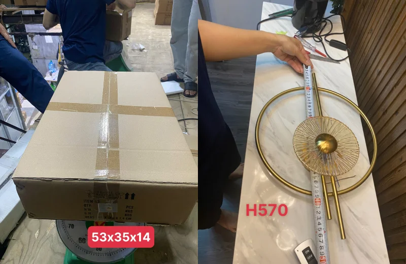 Kích thước Đèn Tường Thiết Kế VK121