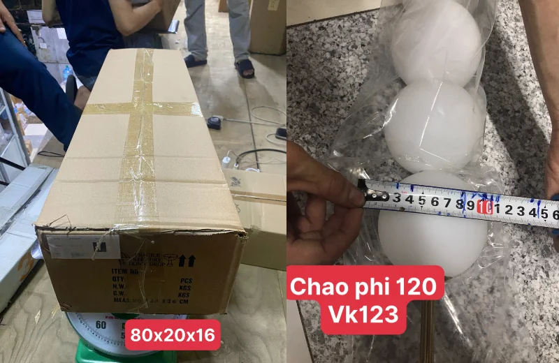 Kích thước Đèn Tường Thiết Kế VK123