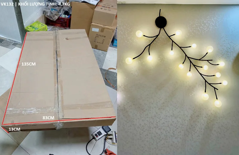 Ảnh thật Đèn Tường Thiết Kế VK132