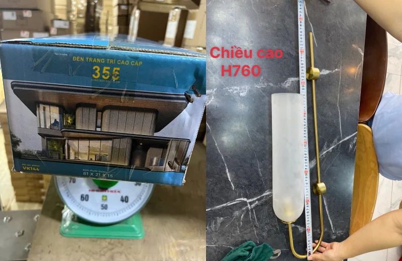 Kích thước Đèn Tường Thiết Kế VK144