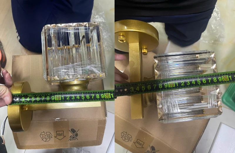 Kích thước Đèn Tường Pha Lê VPL21