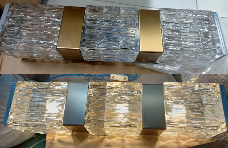 Ảnh cận Đèn Tường Pha Lê VPL28