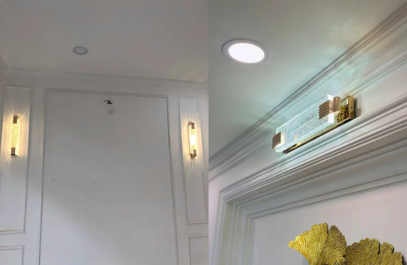 Ảnh thật Đèn Tường Pha Lê VPL30