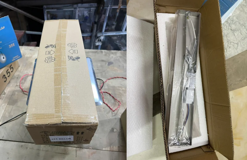 Kích thước thùng Đèn Tường Pha Lê VPL30