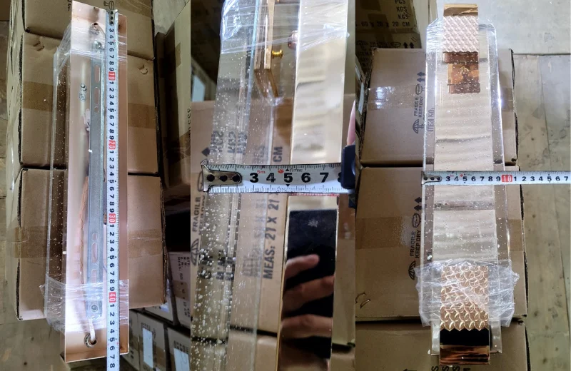 Kích thước Đèn Tường Pha Lê VPL30