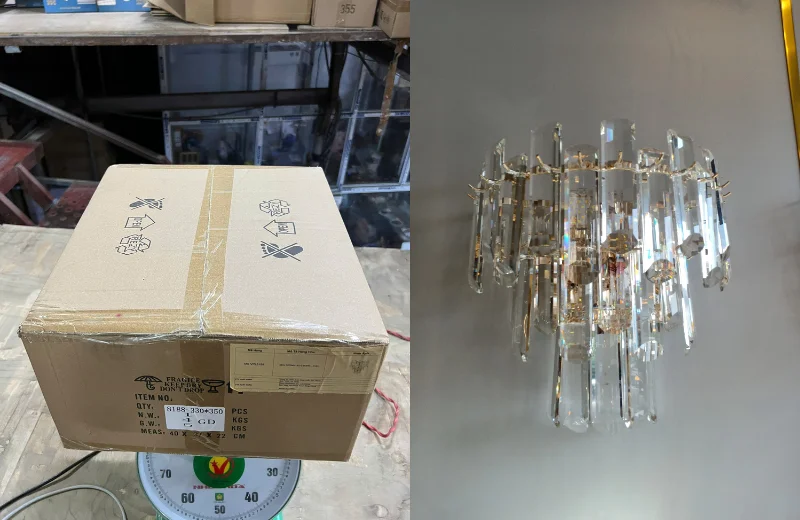 Thông số chi tiết Pha Lê VPL8188 lăp đặt tại nhà khách 