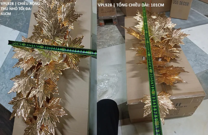 Kích thước Đèn Tường Pha Lê VPL928