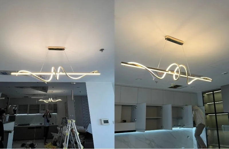 Hoàn thiện đèn thả thiết kế TTK136 