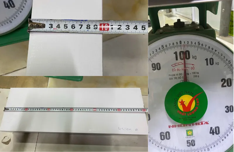 Đèn Rọi Tranh RT15- kích thước thực tế thùng và cân nặng tại kho