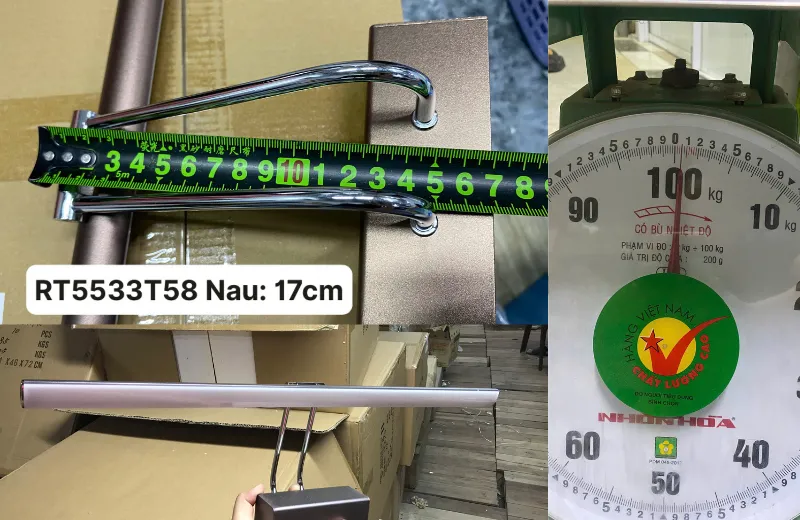 Đèn Rọi Tranh RT5533-kích thước cân nặng thực tế tại kho đèn.