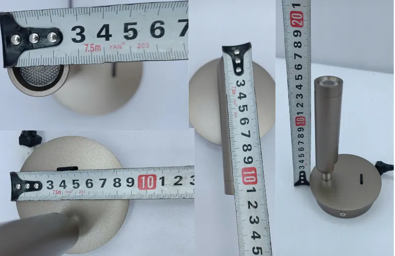 Đèn Rọi Tranh VRT21-kích thước thực tế đo bởi kho đèn.