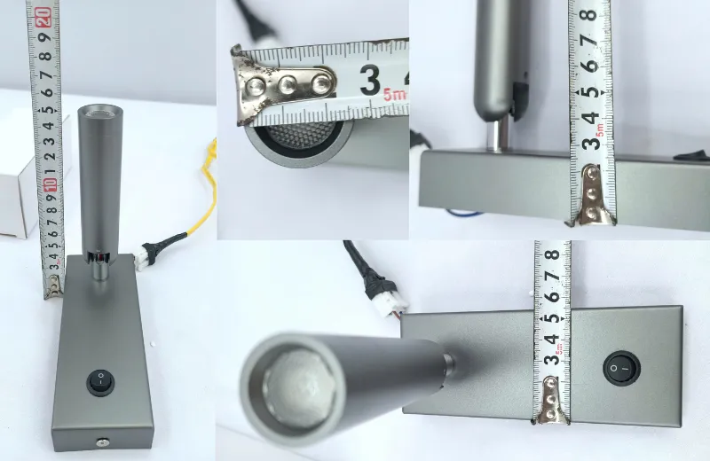 Đèn Rọi Tranh VRT22- kích thước số đo thực tế tại kho đèn.