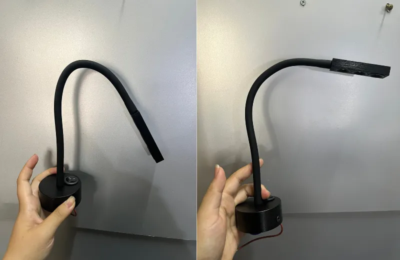 Đèn Rọi Tranh RT08-01- Đèn Tường thiết kế cổ linh hoạt có thể xoay nhiều hướng.