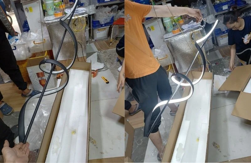 Thực tế đèn Thả Thiết Kế TTK141