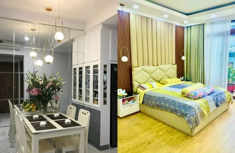 Trang trí bàn ăn và phòng ngủ với đèn thả thiết kế TTK03A