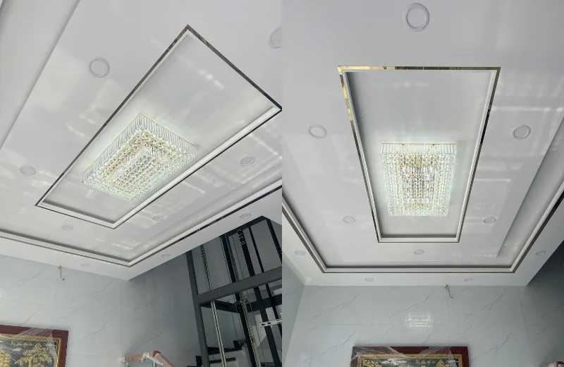 Ánh sáng trắng của Đèn Ốp Trần Pha Lê OTPL44CN