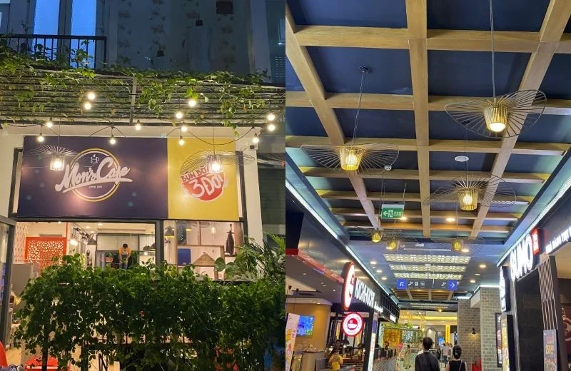 Đèn Thả Cafe TCF2A thực tế