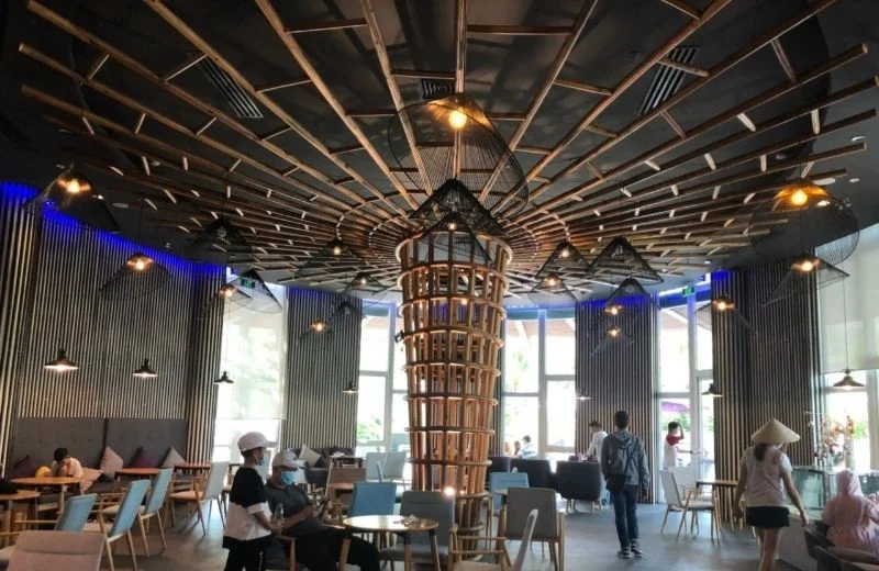 Đèn Thả Cafe TCF2B thực tế