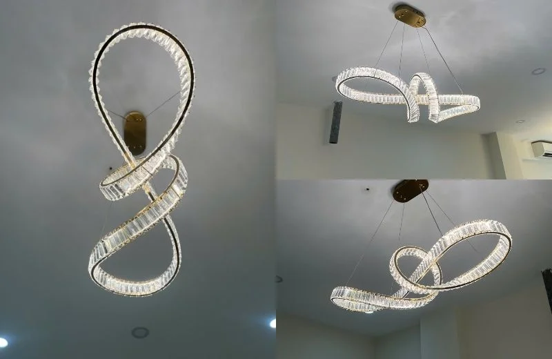 Đèn thả hiện đại THD077  thực tế