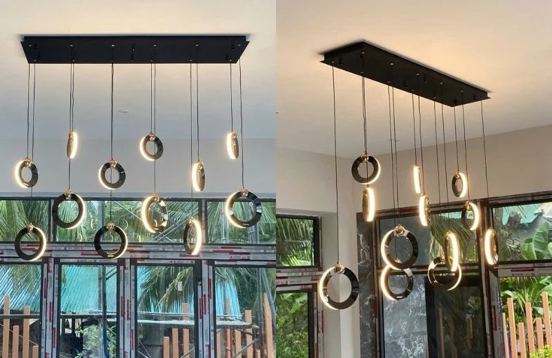 Đèn thả hiện đại THD0881N12 hoàn thiện