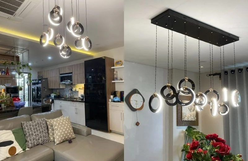 Đèn thả hiện đại THD0881N12 thực tế