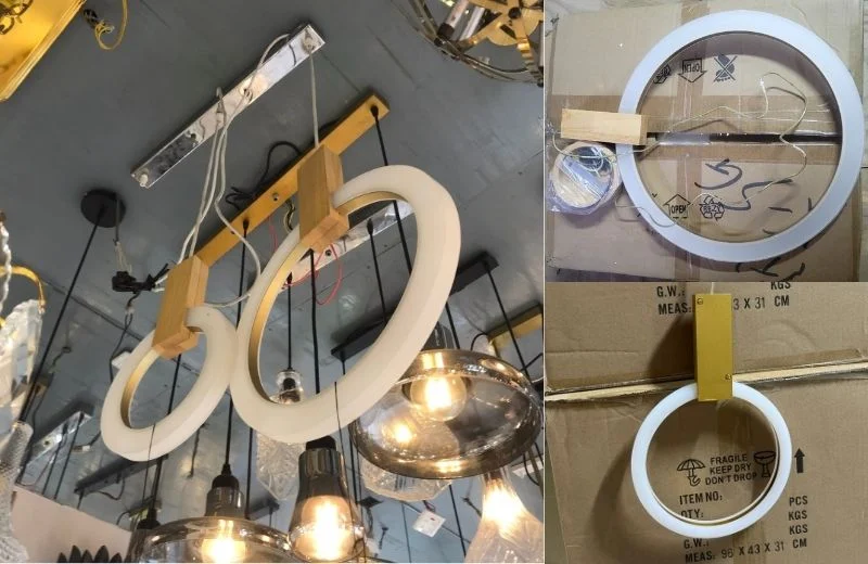 Hình ảnh đèn thả hiện đại THD7045 thực tế 1