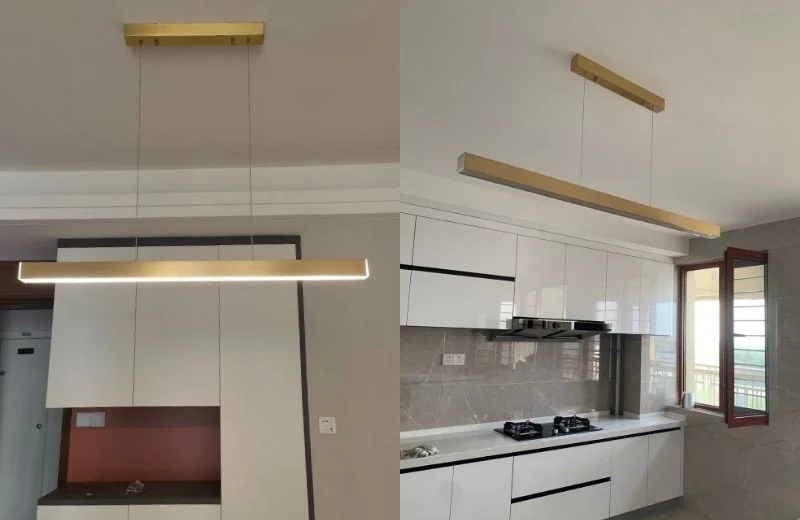Đèn thả hiện đại THD7056 thực tế