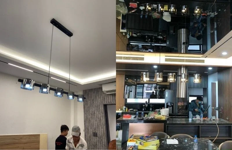 Đèn thả thiết kế TTK130N5 hoàn thiện