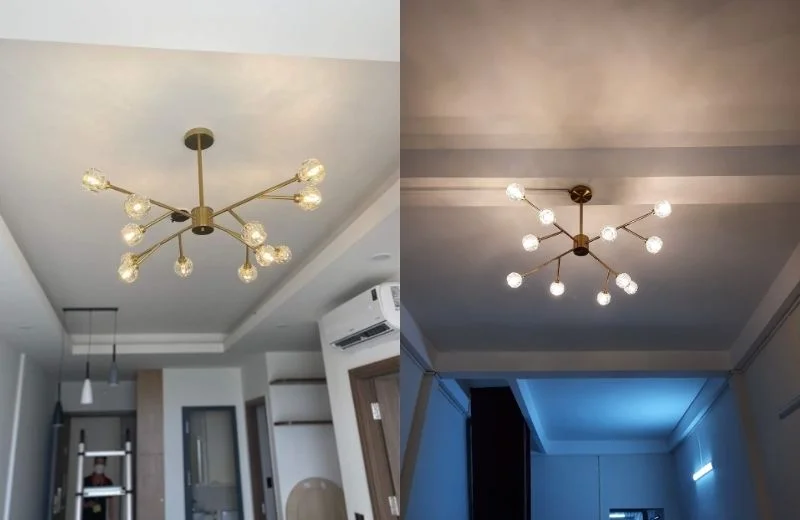 Đèn thả thiết kế TTK64T12 thực tế