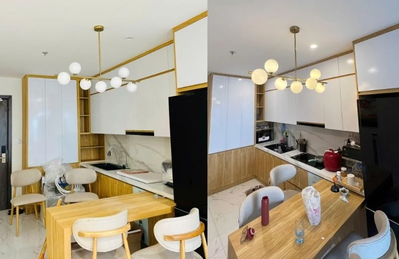 Đèn Thả Thiết Kế TTK85N7 hoàn thiện 1