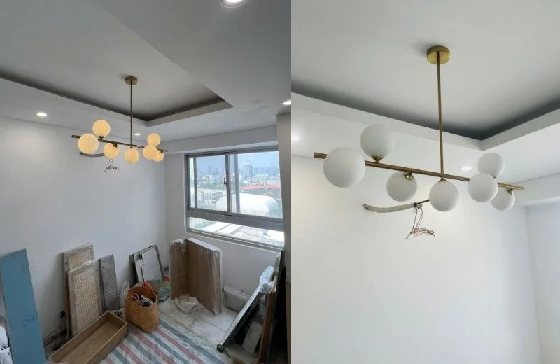 Đèn Thả Thiết Kế TTK85N7 hoàn thiện 2 
