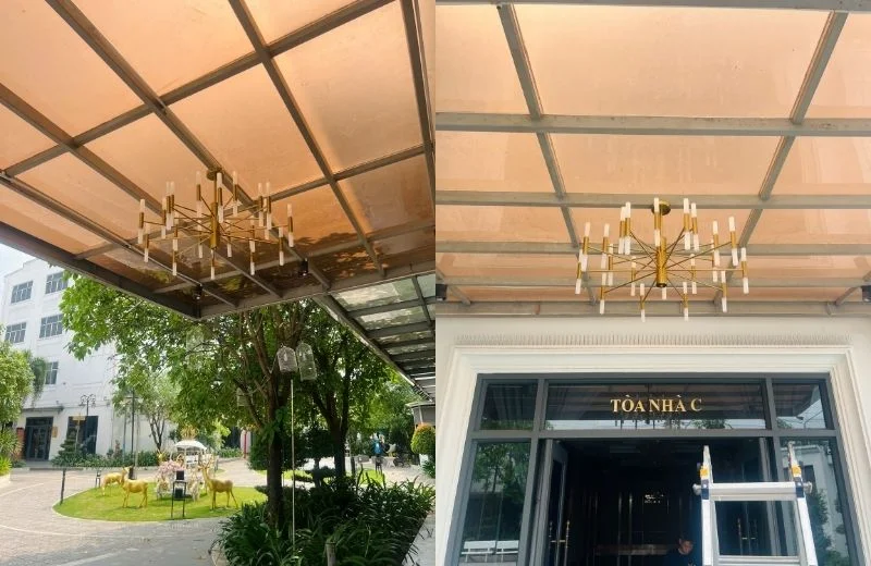 Đèn Thả Thiết Kế TTKCD125T40 hoàn thiện 2