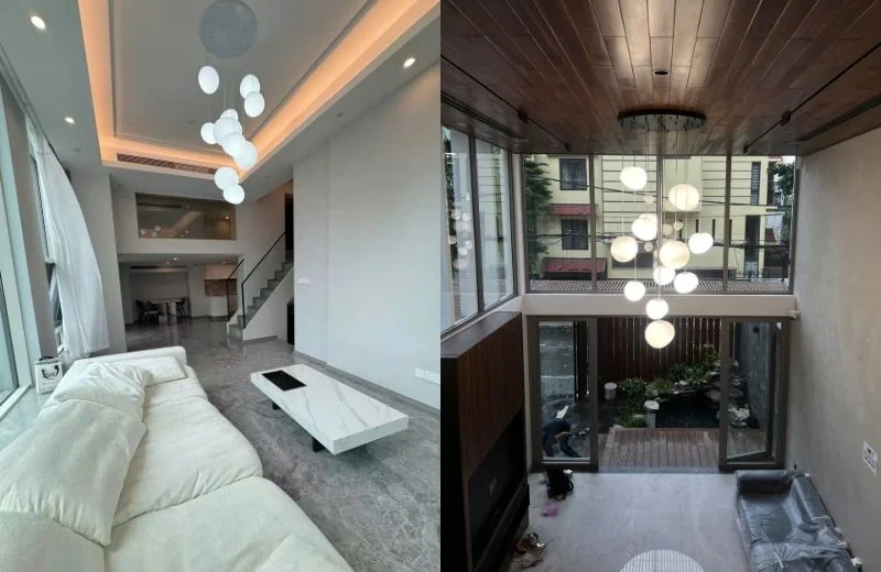 Đèn thả trần TT46 hoàn thiện