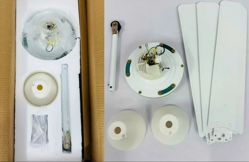 Các chi tiết quạt trần QT56T