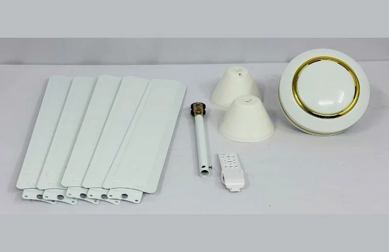 Các chi tiết quạt trần QT55T 