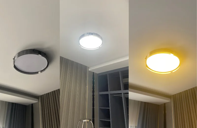 Ảnh thật Đèn Ốp Trần Mica OT121 