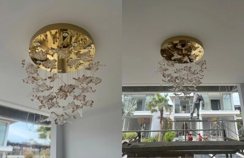 Đèn Thả Hiện Đại THD155 phối thả theo cụm cho phòng khách