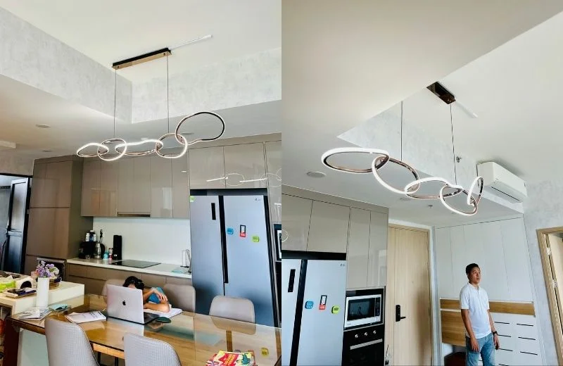 Đèn thả hiện đại THD6259T5 cho bàn ăn