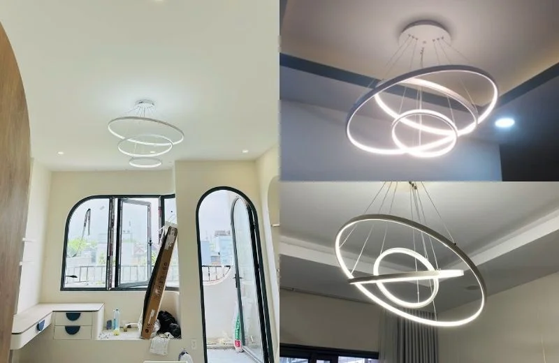 Đèn thả hiện đại THD7029T thực tế