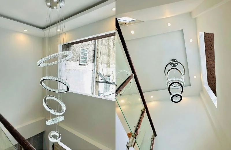 Thả thông tầng với đèn thả hiện đại THD7032T5 