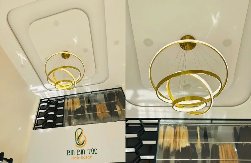 Đèn thả hiện đại THD7041T4 thực tế
