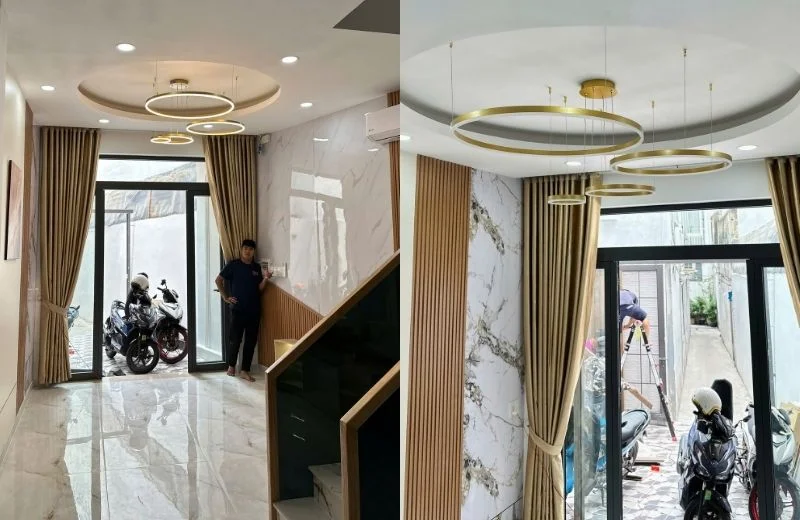 Đèn thả hiện đại THD7046VANG thiết kế hiện đại sang trọng