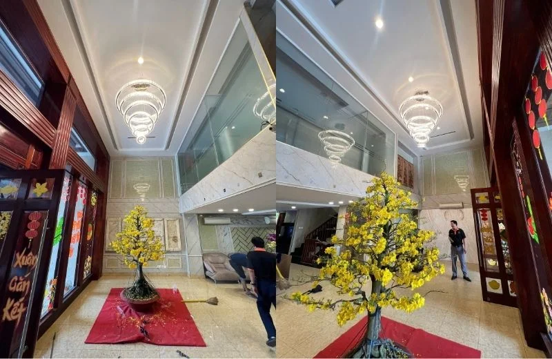 Đèn thả hiện đại THD7047T6 cho sảnh khách sạn