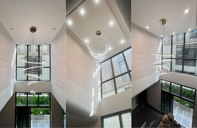 Đèn thả hiện đại THD7055 thả thông tầng