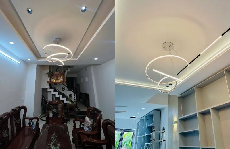 Đèn thả hiện đại THD7087TRANG thực tế