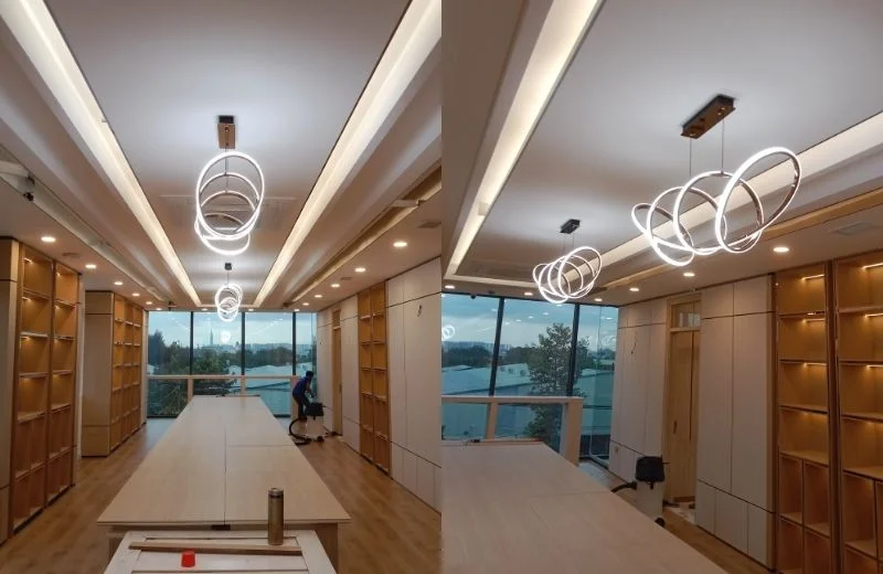 Đèn thả hiện đại THD7720N1000 cho không gian làm việc