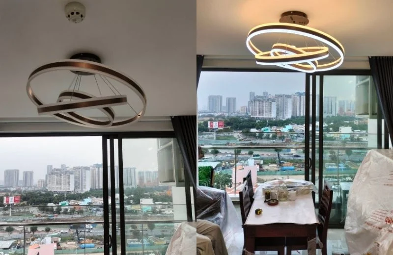 Hoàn thiện đèn thả hiện đại THD7040T3
