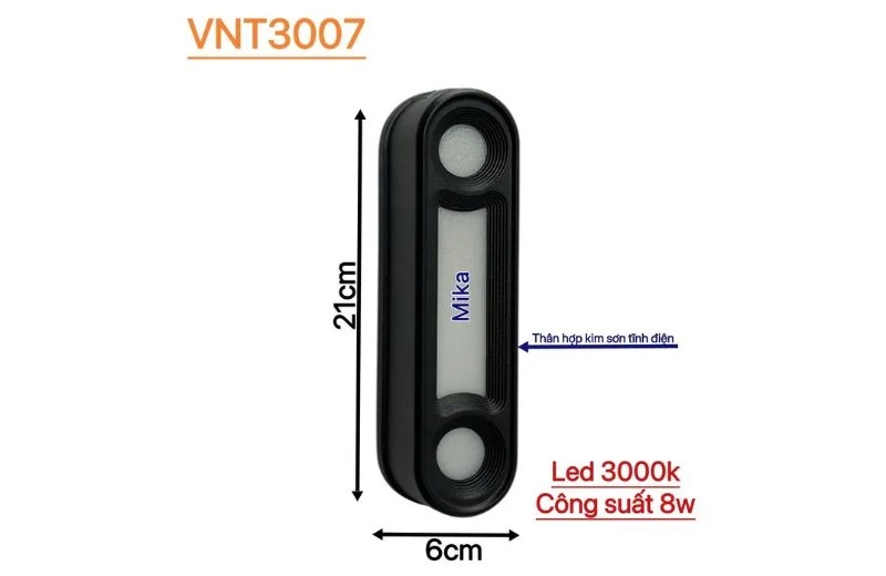 Thông số chi tiết Đèn Hắt Tường VNT3007