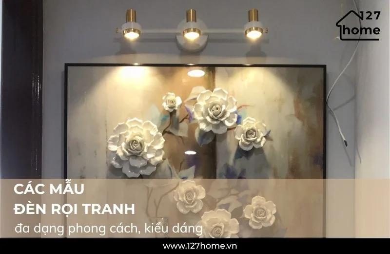 Các mẫu đèn rọi tranh tại 127 HOME